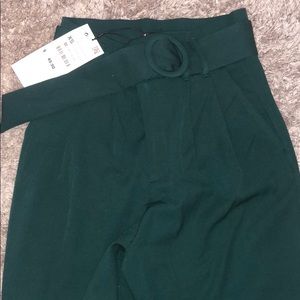 Green Zara Trouser